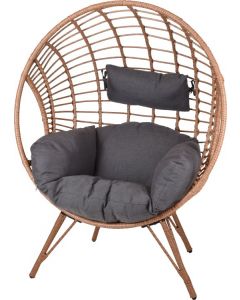Relaxstoel Wicker - Rond
