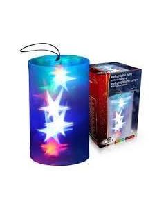 Holografische kerstlamp ster 10LED