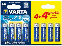Varta High Energy AA batterijen 