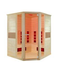 Interline Ruby 2-pers. infraroodcabine hoekmodel 127x127x190