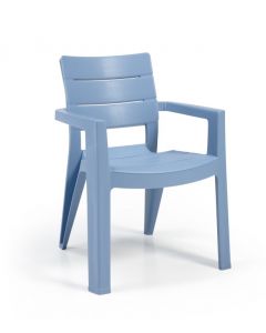 Allibert Stapelstoel "Ibiza" - blauw (vanaf 4 stuks)