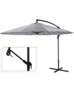 Parasol Shanghai Grijs Ø300 cm