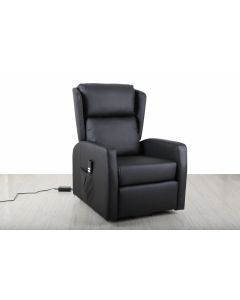 Relaxfauteuil Sta op stoel Toscane Zwart