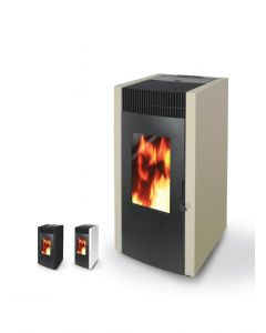 Atmosfera pelletkachel 10 kW beige