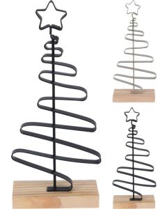 Kerstboom metaal 23cm