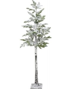 Dennenboom 150cm groen gesneeuwd
