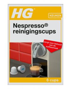 HG reinigingscups voor Nespresso ® machines