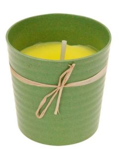 Citronella kaars in Eco pot
