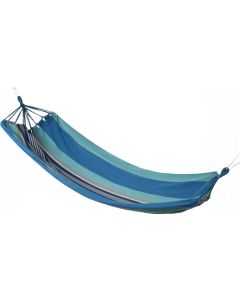 Blauw gestreept hangmat 200x100 cm