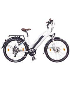 NCM Milano+ elektrische trekkingfiets 26 inch 25km/h wit