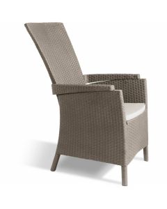 Allibert Vermont standenstoel cappuccino - 64 x 68 x 107