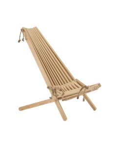 Ecochair Larikshout - Naturel - 100x58x100 cm