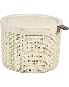 Curver Jute mandje Rond 2 liter Offwhite