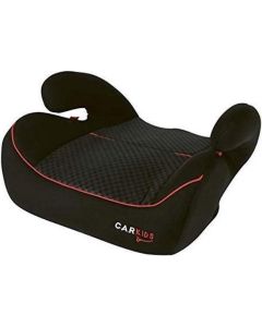 Carkids Auto Zitverhoger Zwart en Rood | Autostoel Groep 3 met Isofix | Kinderen vanaf 125 cm | 22-36 kg