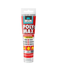 Bison Poly Max Crystal montagelijm Wit