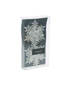 Hangdeco sneeuwvlok 17cm