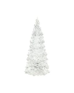 Kerstboom acryl kleur led 17 cm