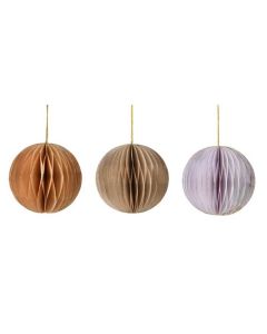 Hangdeco bal papier 80mm - diverse modellen