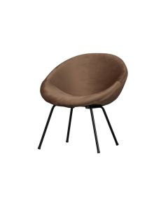 WOOOD Moly Fauteuil Velvet Toffee