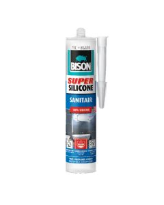 Bison Super Siliconenkit Sanitair Wit 310 ml