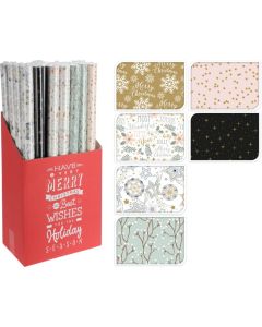 Kerstpapier  70X700CM diverse modellen