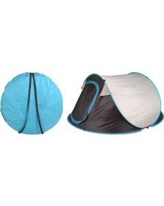Pop-up Tent 240x210x105 cm - Grijs/Blauw