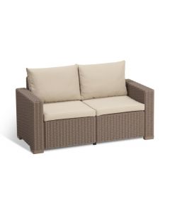 Allibert California loungebank cappuccino - 2-persoons