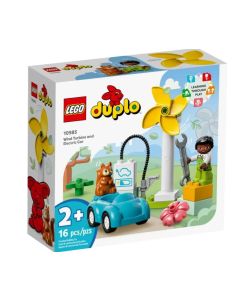 Lego DUPLO Stad Windmolen en Elektrische Auto Set - 10985
