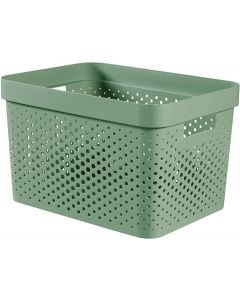 Curver Infinity Recycled Dots Opbergbox 17L Groen