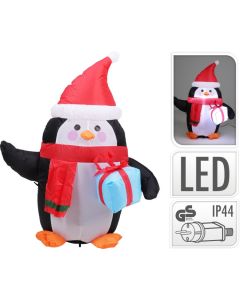 Pinguin opblaasbaar met led