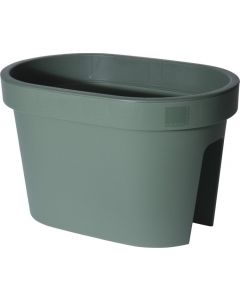 Balkonbak 27x40x25 cm groen