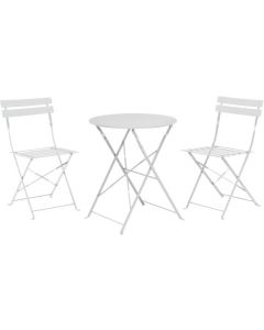 Bistroset 3-delig lichtgrijs
