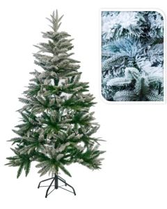 Ambiance kunstkerstboom met sneeuw 150cm