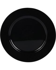 Onderbord 33 cm zwart