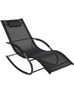 Schommelstoel Lounger met Kussen