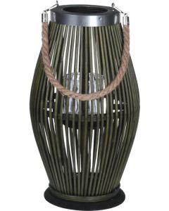 Lantaarn Bamboe groen Ã˜ 24cm
