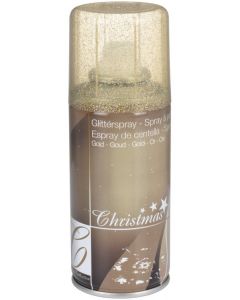 Glitterspray goud 150 ml