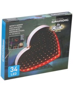 Grundig Spiegel led Hart rood