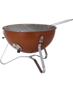 Houtskool BBQ bol 37cm - oranje