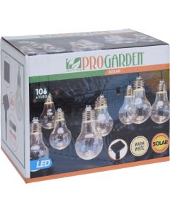 Verlichting 10 Led - Solar transparant