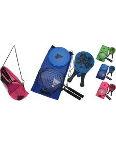 Buitenspeelset 3 in 1 met draagtas