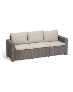 Allibert California loungebank cappuccino - 3-persoons