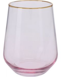 Waterglas Roze 11cm