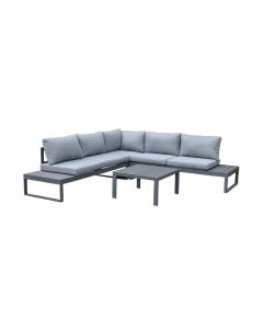 Hoek loungeset "Mekka" - aluminium