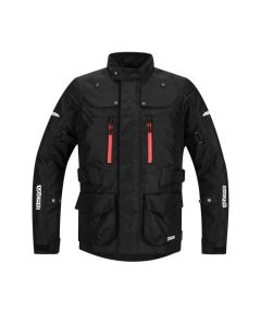 Motorjas Zwart/Rood - S