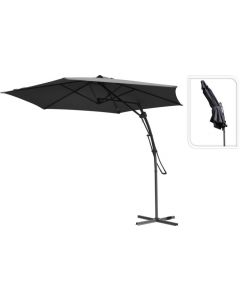 Zweefparasol Belize Antraciet Ø380 cm