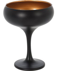 Cocktailglas Coupe Zwart/Goud