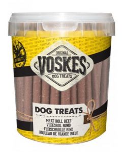 Hondensnack Pot Rund Vleesrol 600 gram