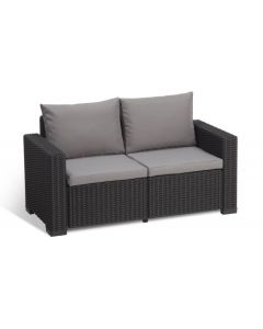 Allibert California loungebank grafiet - 2-persoons