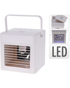 Aircooler met handvat en LED-verlichting